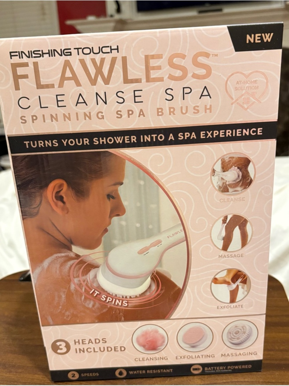 Flawless Cleanse Spa Spinning Brush - Pink never been opened